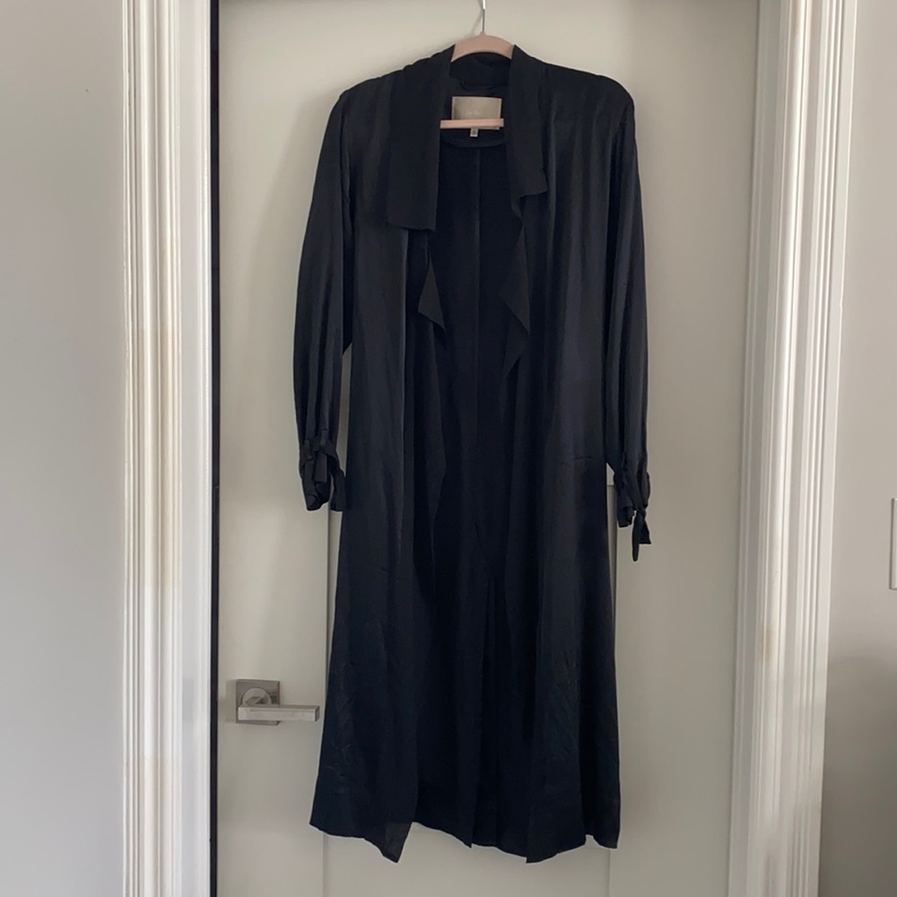 Wilfred Le Fou Black Silk Mercier Jacket/Robe